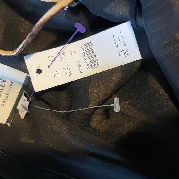 J.Crew Collection Sequin Zebra Print Dress - Picture 6 of 7